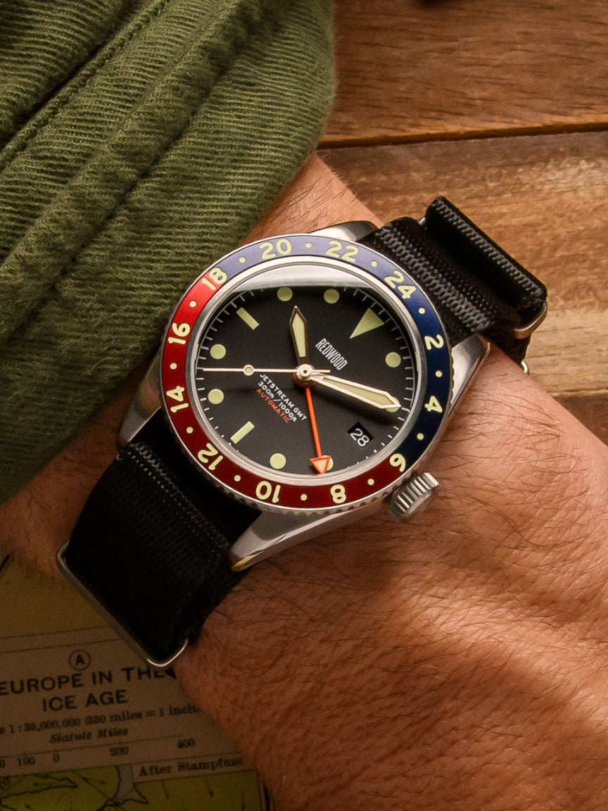 Jet All Watch The Jetstream GMT Automatic Pilot Watch – Redwood Watches