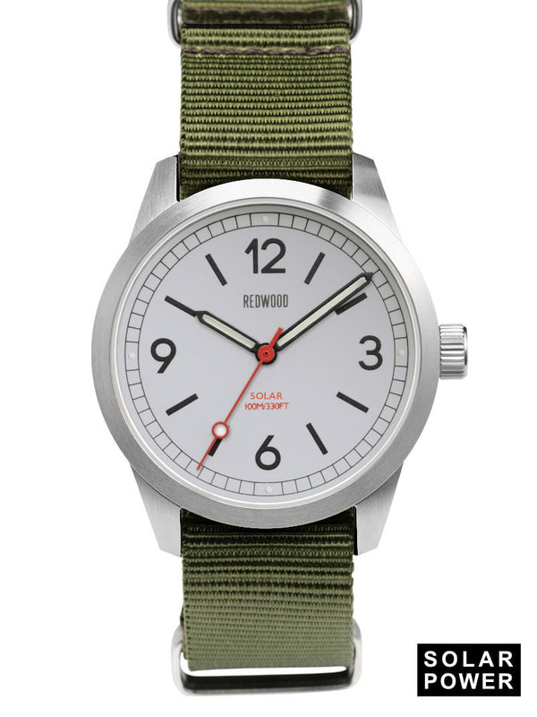 Recangular Solar Watch Solar Watches – Redwood Watches