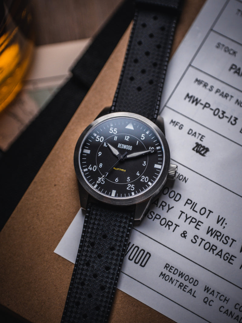The Redwood Type B Pilot Watch – Redwood Watches