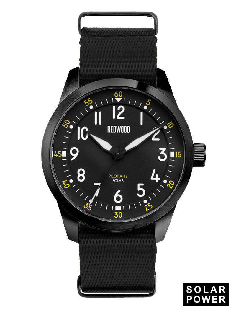 Pilot A-13 Black (Solar) - RESTOCK MID-JULY