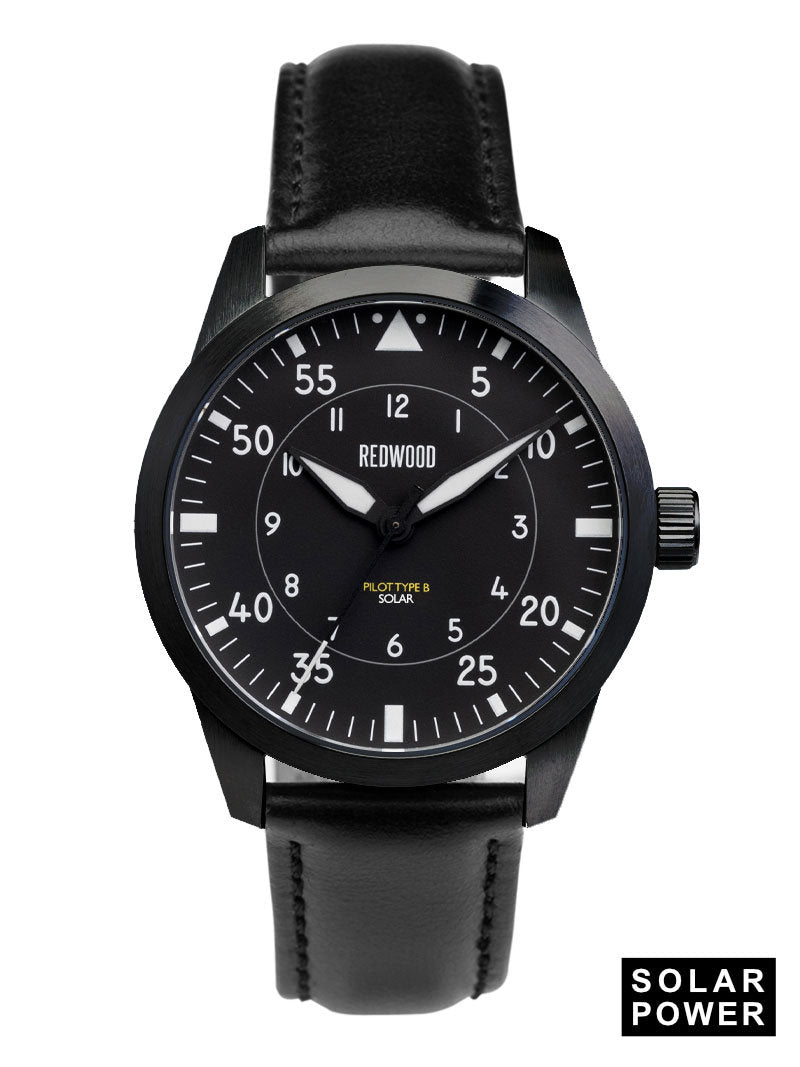 The Redwood Type B Pilot Watch – Redwood Watches