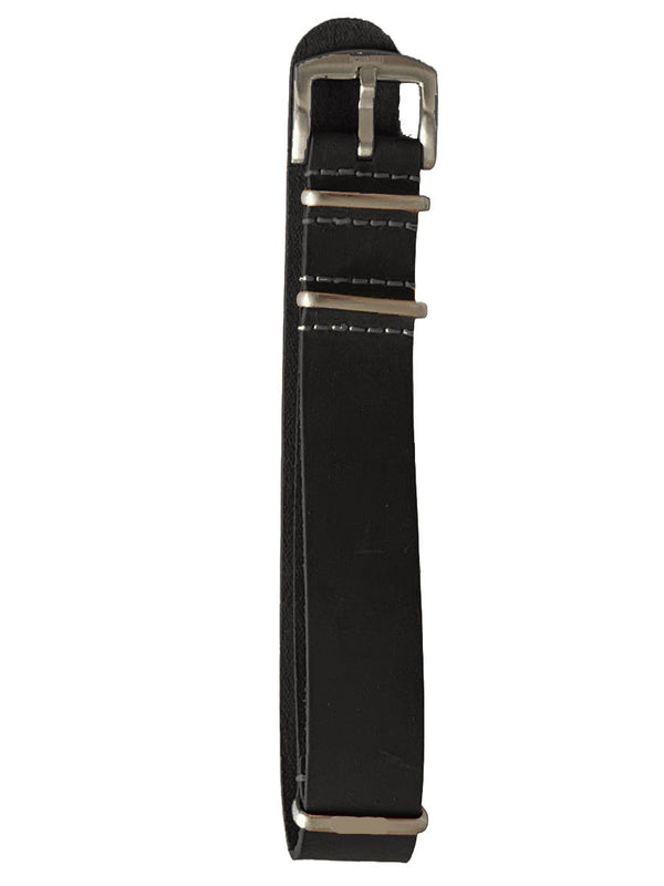 Black Leather Strap (Mil-Spec)