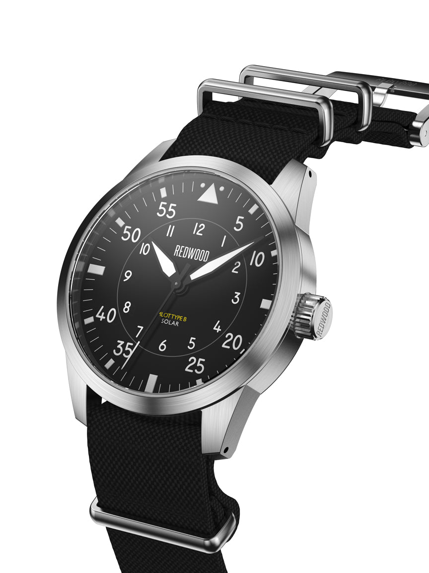 The Redwood Type B Pilot Watch – Redwood Watches