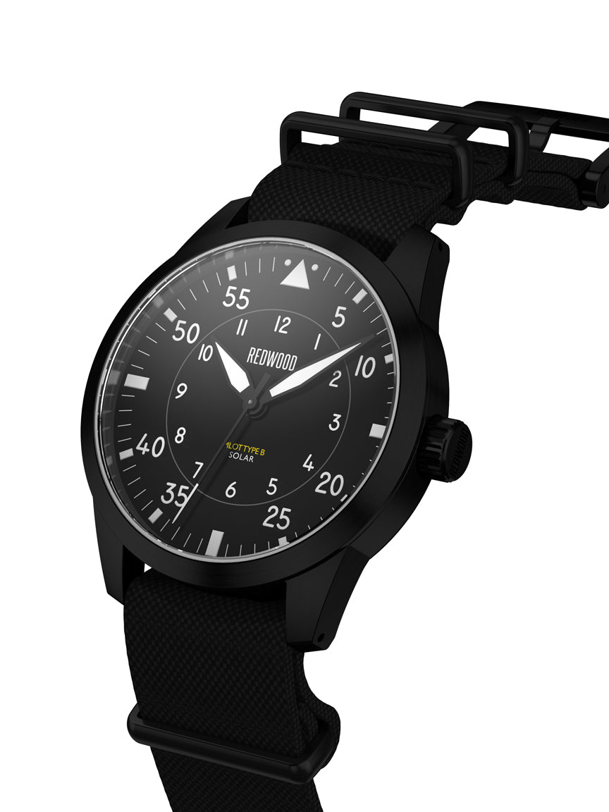 The Redwood Type B Pilot Watch – Redwood Watches
