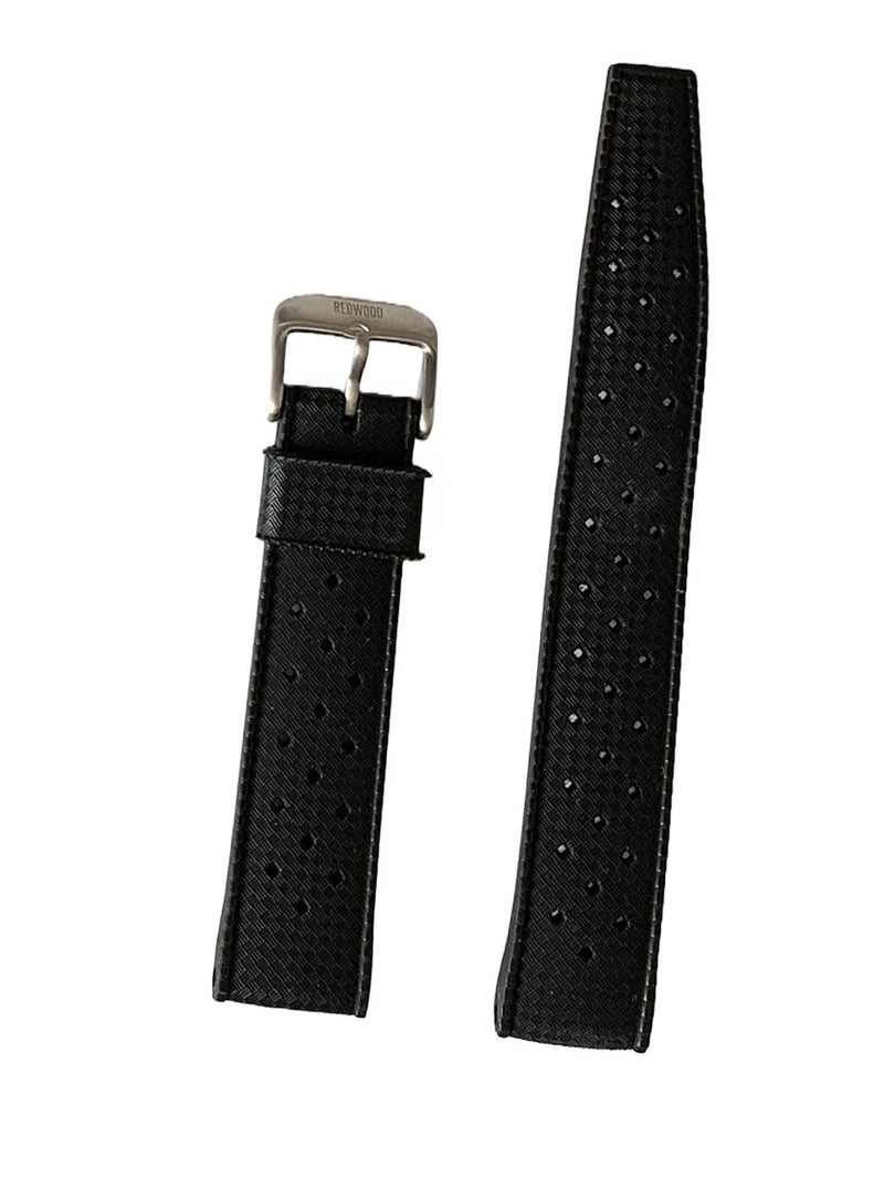 Black Tropic Rubber Strap